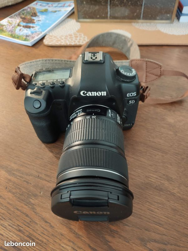 Pack Reflex Canon EOS 5D MarkII + Objectif 24-105 mm (image 1)