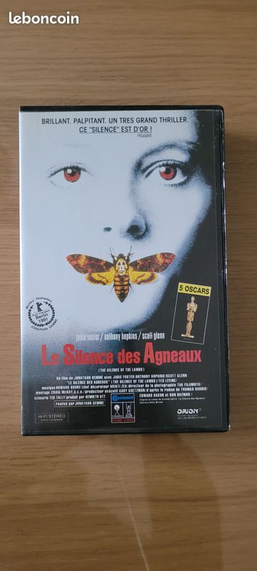 K7 vhs le silence des agneaux (image 1)