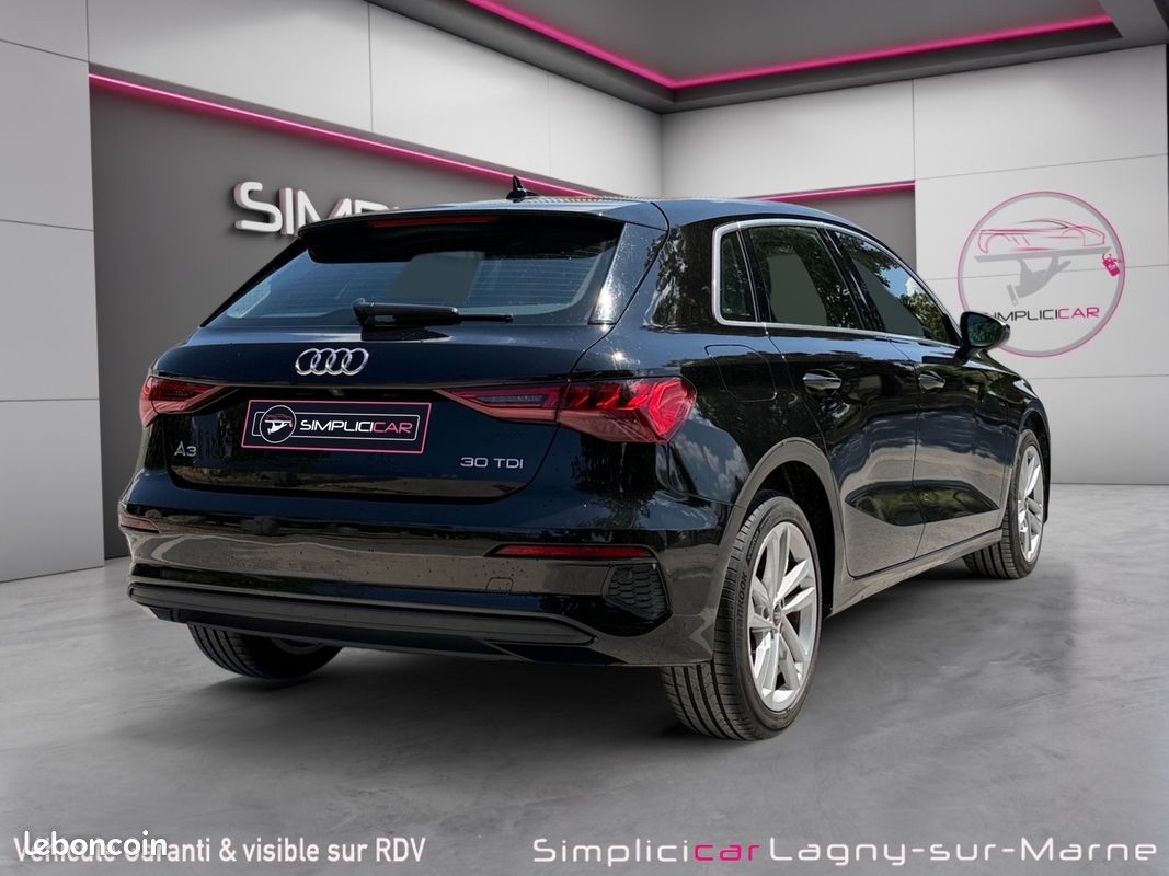 AUDI A3 SPORTBACK 30 TDI 116 S tronic 7 Design - Caméra de Recul - Carplay (image 14)