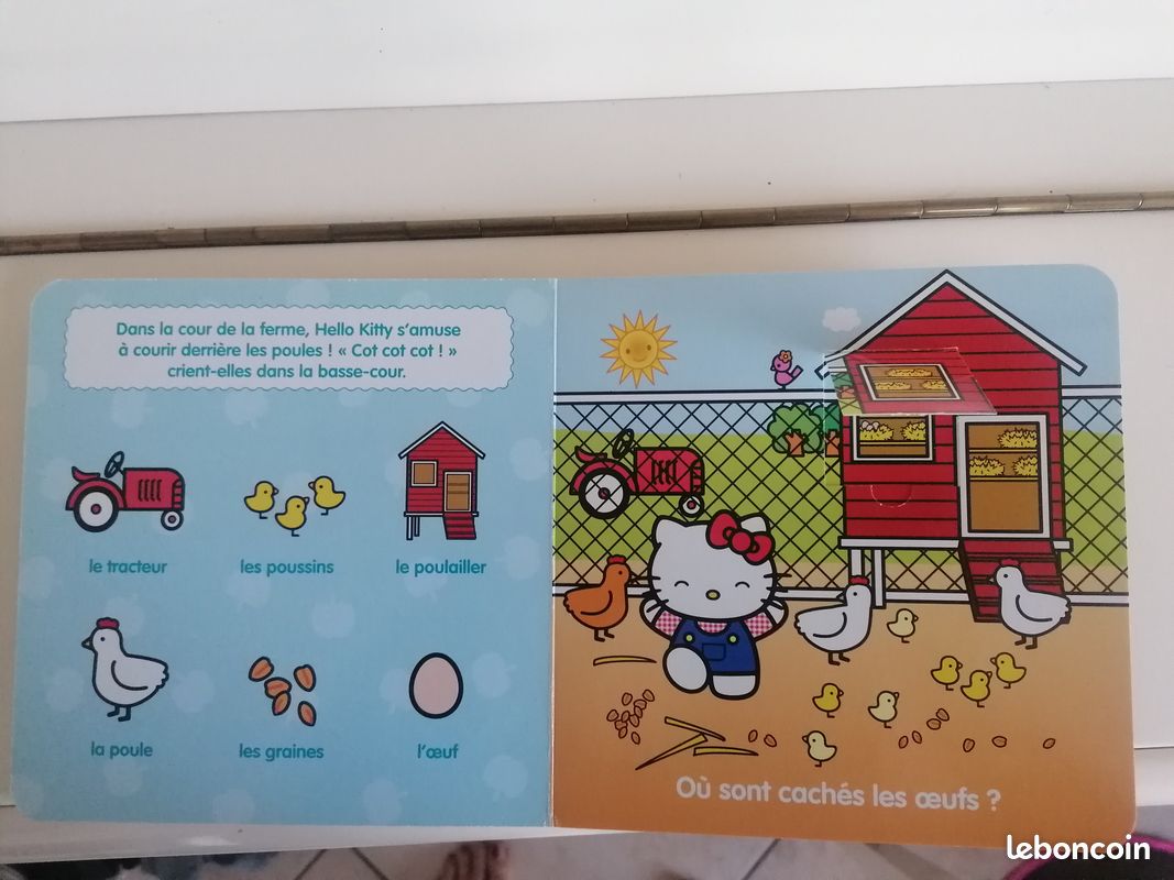 Livre Hello Kitty a la ferme & imagier de la ferme (image 3)
