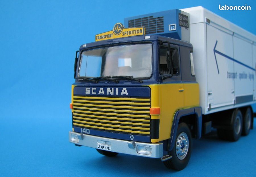 Camion D'Epoca N.59 Scania Lb 140 1969 - Svezia - Vintage Trucks 1/43
