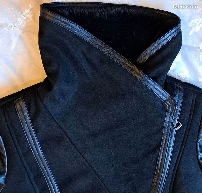 Manteau noir Patrice Bréal 40 (image 3)
