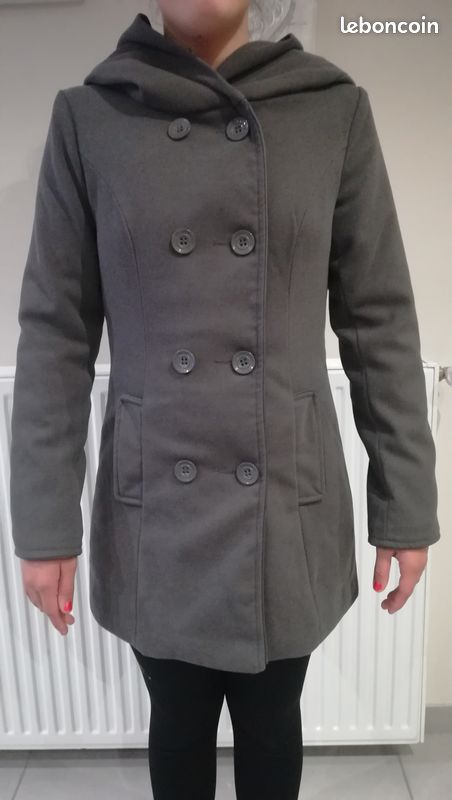 Manteau gris Cache Cache (image 2)