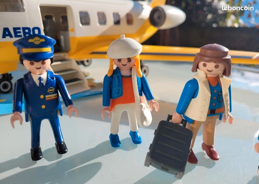 Playmobil AVION 3185 complet dans boite ETAT NEUF