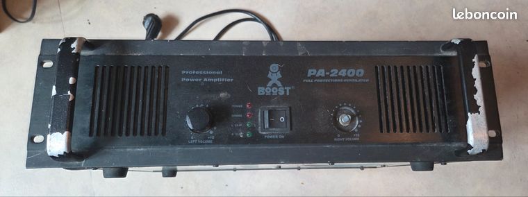 SONORISATION Ampli Analogique Vintage Boost Pa2400 VINTAGE