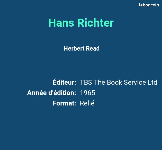 Hans Richter - Herbert Read (image 2)