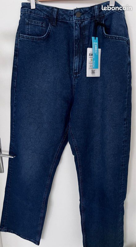Jean straight taille haute (image 6)