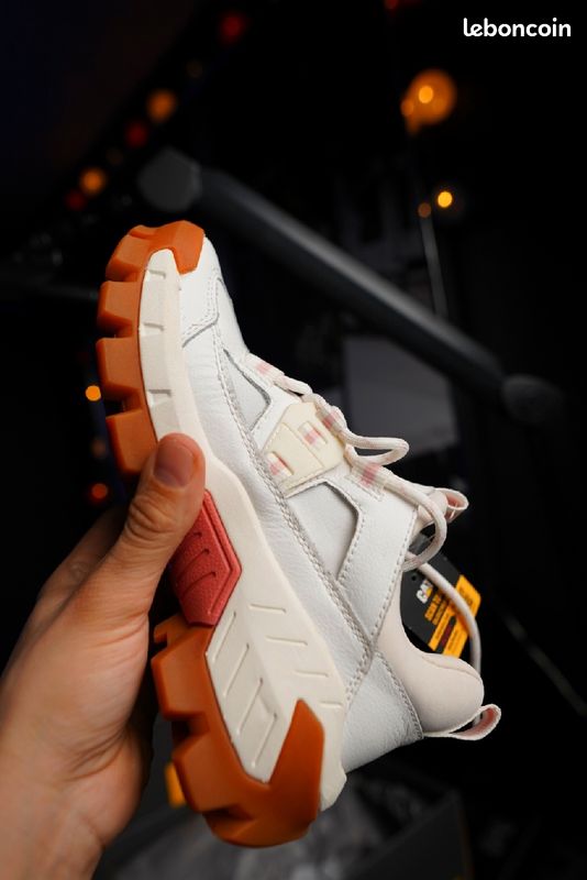 CATERPILLAR - Sneakers Gridcore - cuir - blanc -125, 00 (image 4)