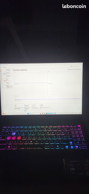 Pc portable msi crosshair 16 hx ultra core 7 255HX RTX 5070 8go vram (image 12)