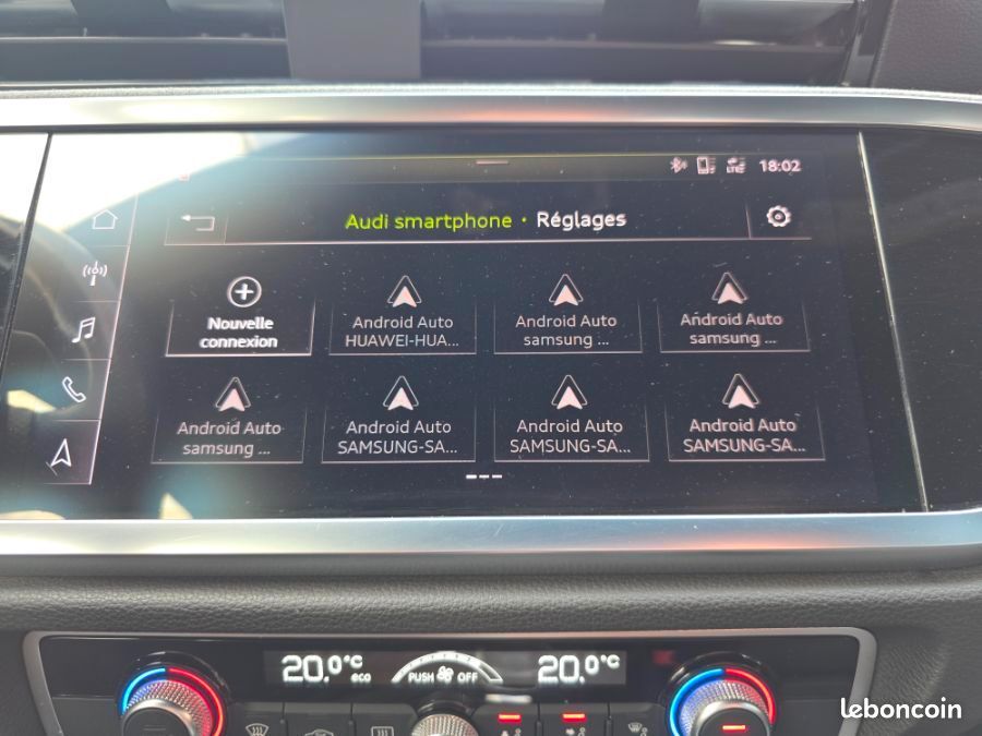 Audi Q3 35 TDI 150 S tronic 7 S line JA19 LED Hayon EL. 1ère Main (image 37)