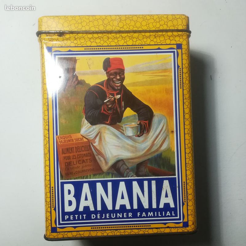 BANANIA -Boite ancienne fer - Collection