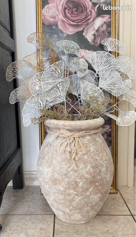Grande JARRE « Bohème Naturel » 42cm (image 9)