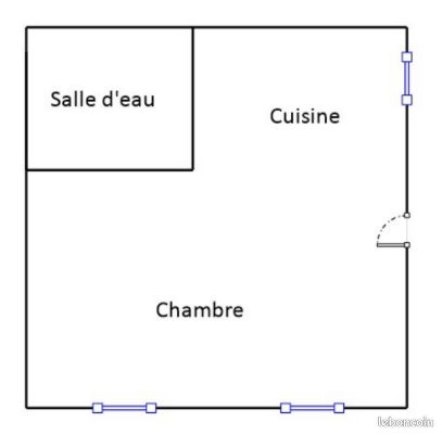 Appartement 1 pièce 35 m² · à Besançon · 34,5 m² · 550 €