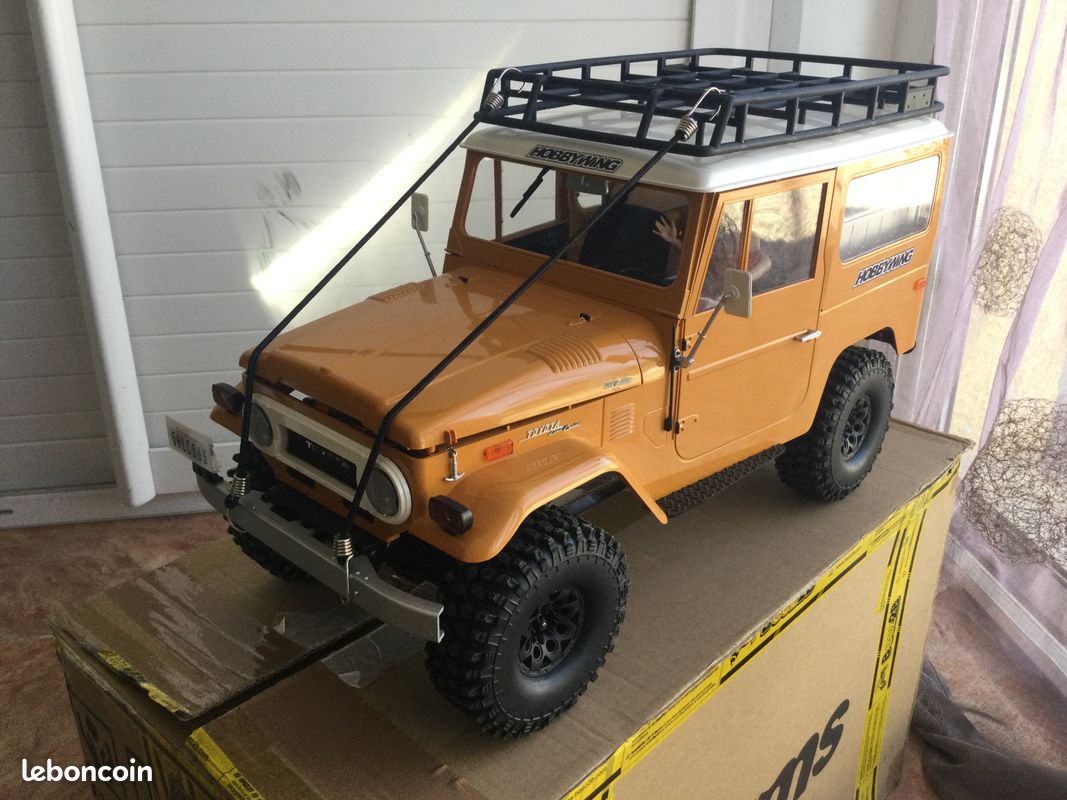 Superbe rc crawler typé scale Toyota fj40 FMS + options équipé esc firma smart 70A moteur brushed 35T , 2S / 3S + 1 beau lot offert (image 14)