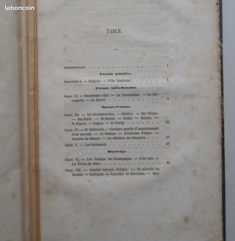 Histoire de Meaux et du Pays Meldois. A. CARRO. 1865. E.O (image 7)