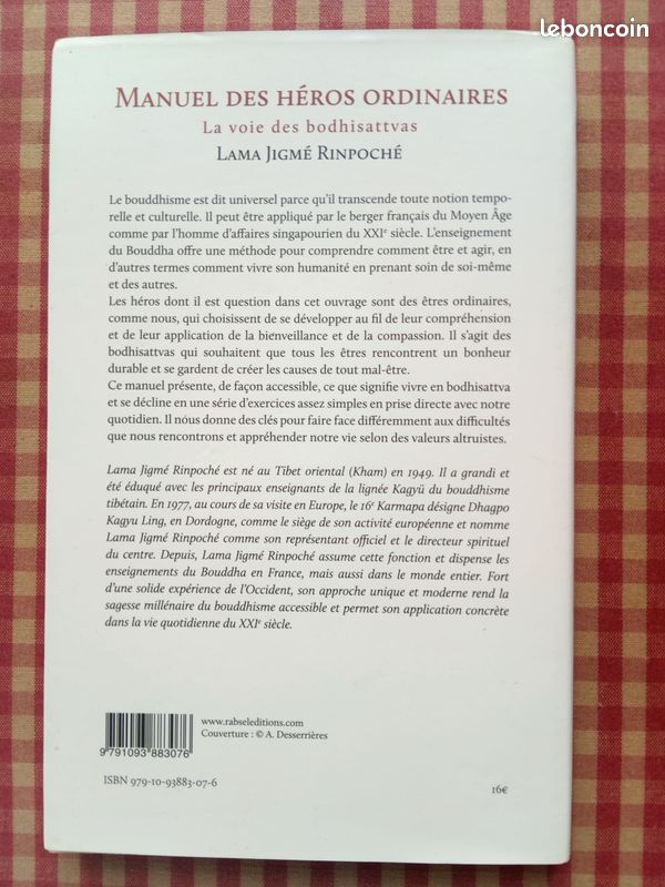 Manuel des héros ordinaires Lama Jigmé Rinpoché (image 2)