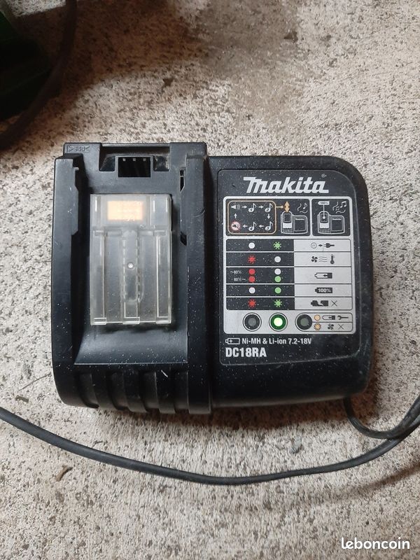 Chargeur makita dc18ra t (original makita ) (image 1)