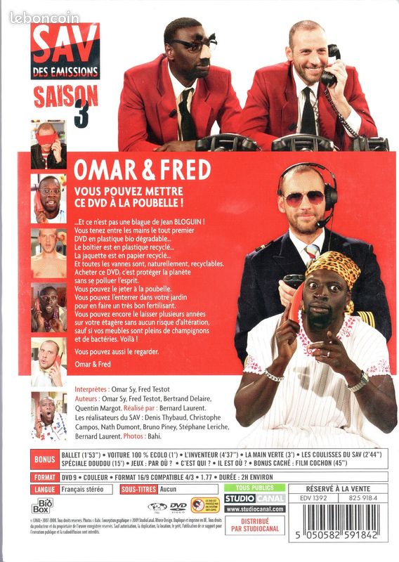 Omar & Fred - Sav Des Émissions - Saison 3 (image 2)