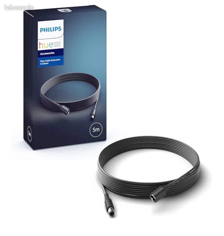 Philips Hue Play Câble d'extension 5 mètres - Noir (image 1)