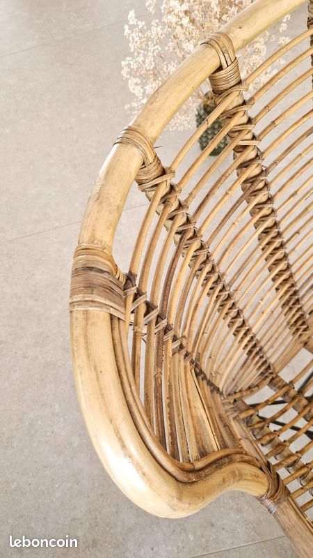 Fauteuil en rotin (image 5)