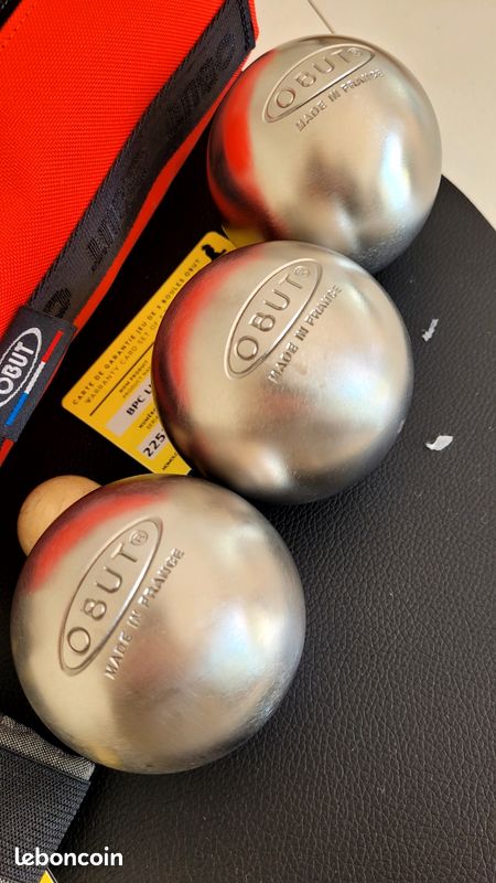 Triplette De Boules OBUT MATCH 110 – 730gr Numérotées S11 (occasion)