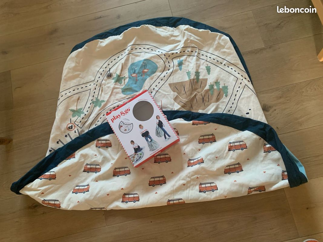 Grand sac à jouets / Tapis de jeu 2 en 1 (image 3)