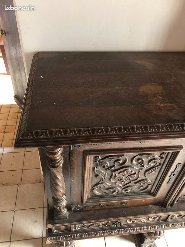 Grande commode d'époque avec socle (image 6)