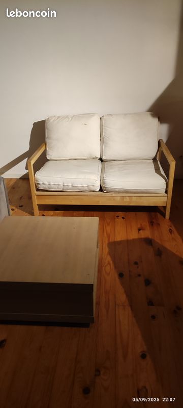 Canapé 2 places fauteuil (image 1)