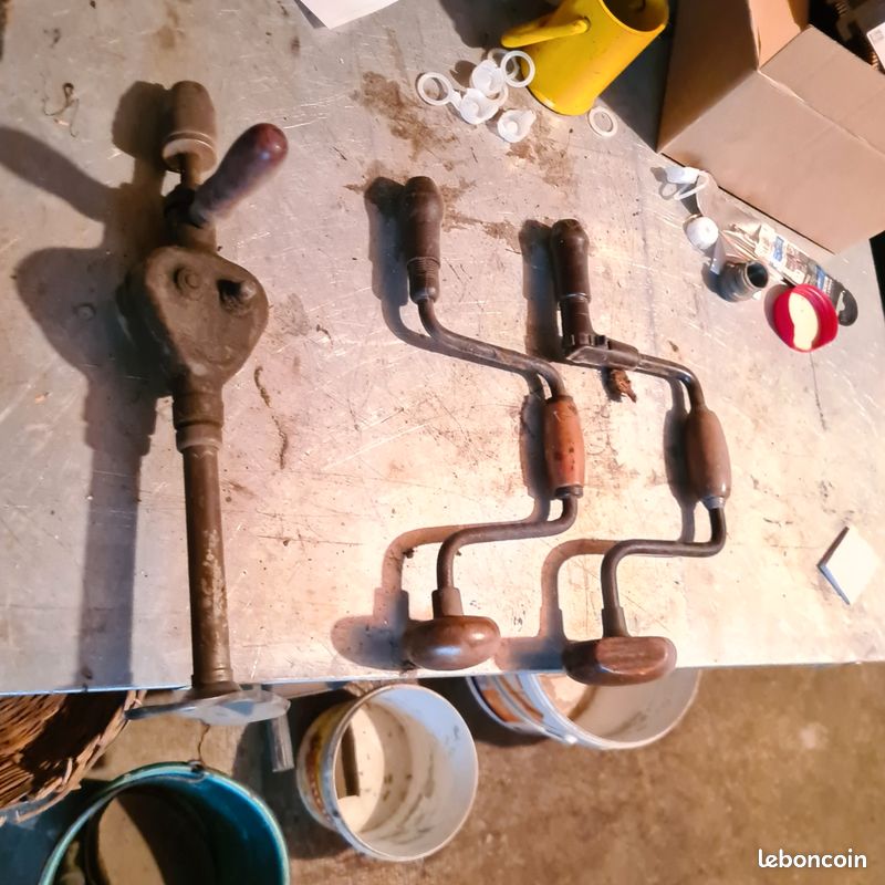 Perceuse a main ancienne lot de 3 (image 2)