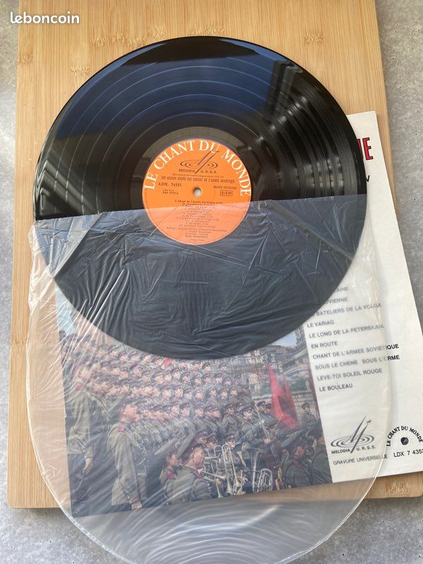 Disque vinyle, 33 tours état neuf les grands succès des cœurs de l’armée soviétique (image 2)