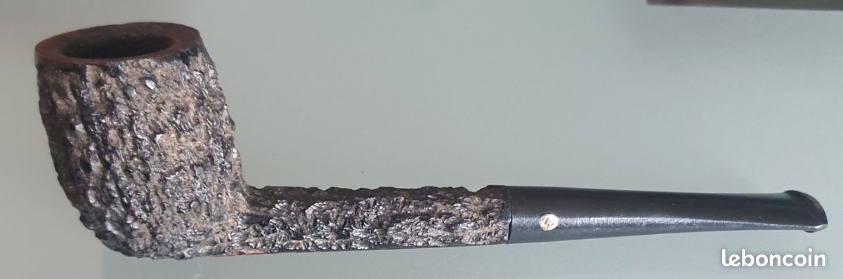 Ancienne Pipe Rossi Nature Rustic en Bruyère, 14.5cm, Made in Italy, Vintage 70 (image 1)