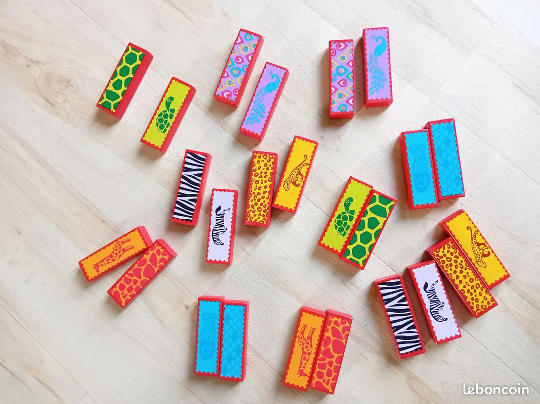 Multijeu domino/couleurs/animaux/chiffres (image 1)