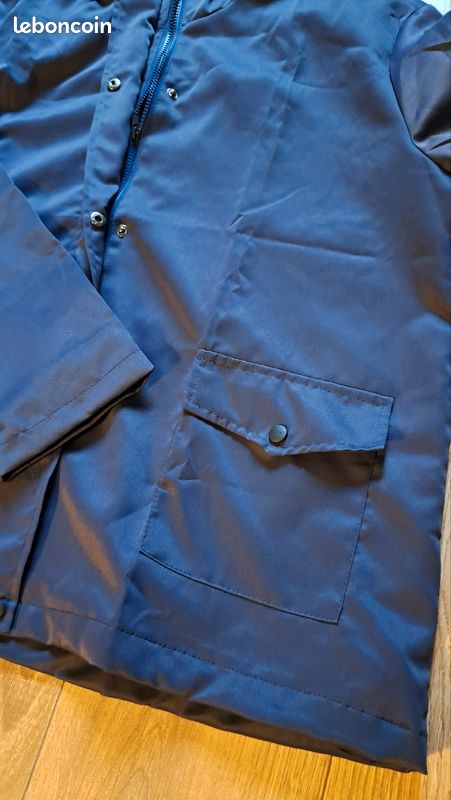 Imperméable bleu marine taille 40 femme (image 4)
