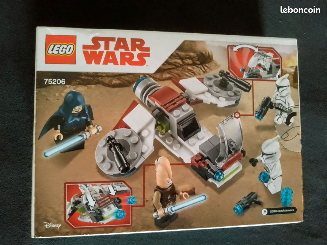 Lego STAR WARS 75206 "Pack de Combat des Jedi et des Clone Troopers" - NEUF Scellé (image 3)
