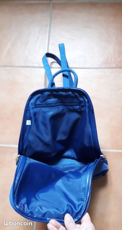 Sac à main et à dos bleu - al04 (image 3)