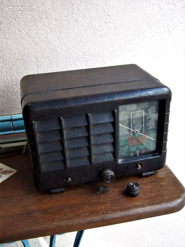 Ancien Poste TSF Bakélite S E M VINTAGE à restaurer (image 3)