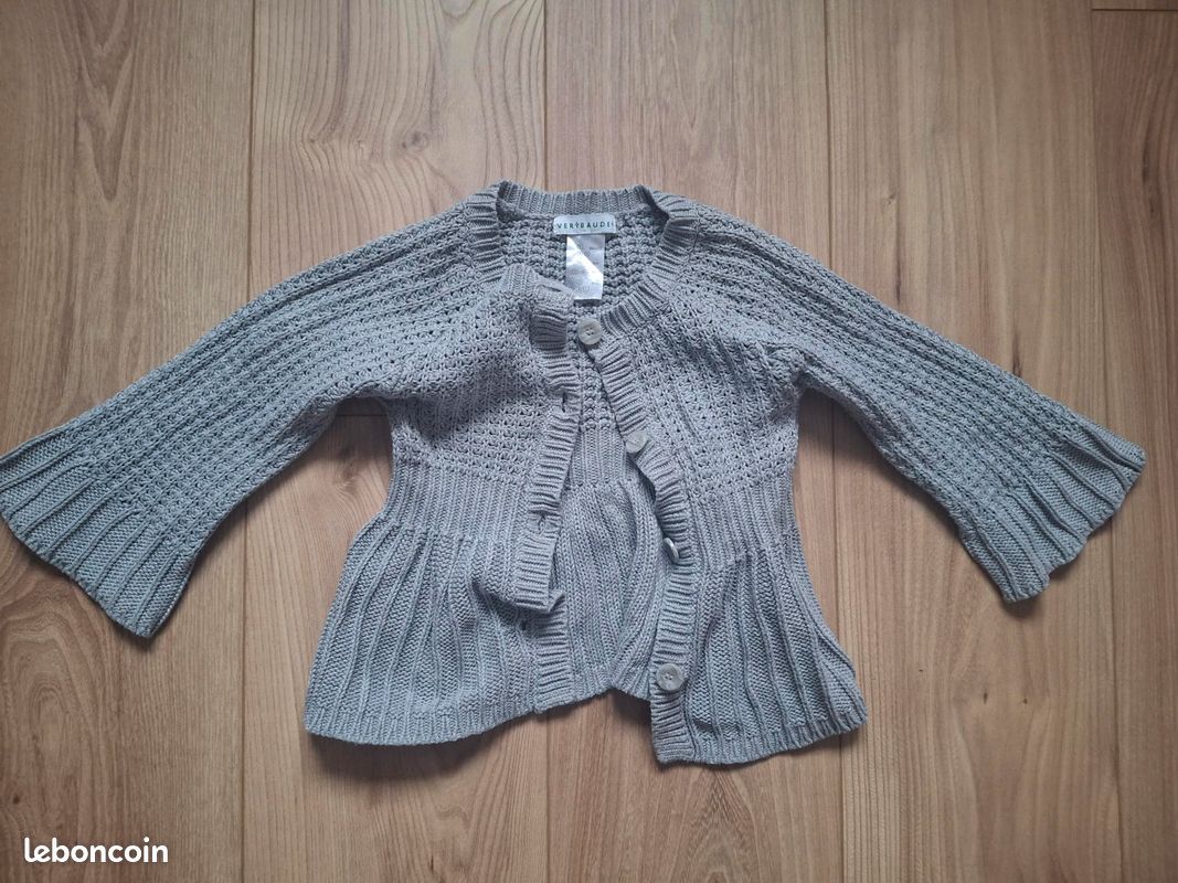 Gilet Vert baudet taille 2 ans (image 1)