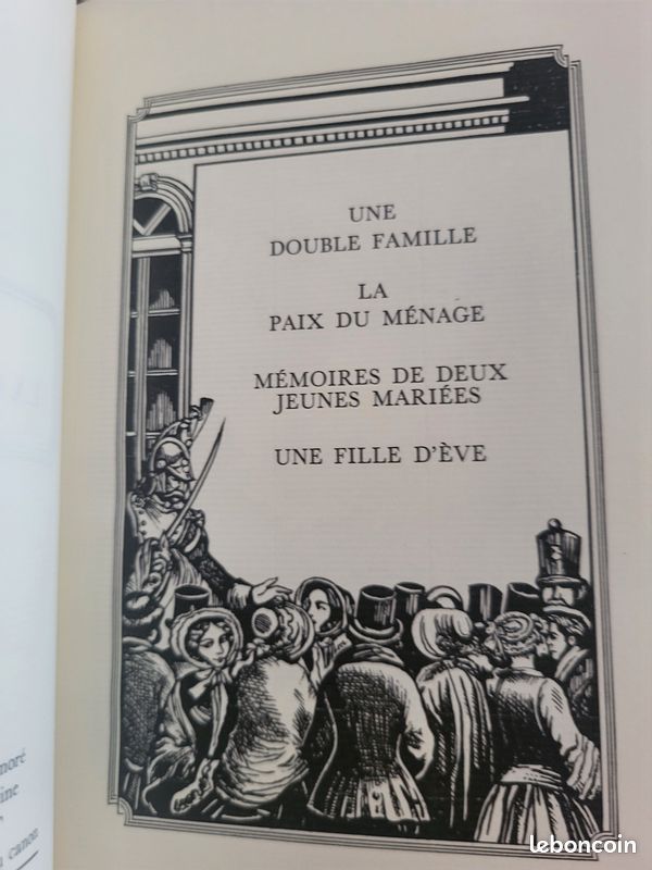 Lot 6 premiers tomes de la Comédie Humaine de Balzac dans la collection Jean de Bonnot (image 3)