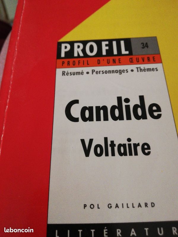 Profil Bac Candide de Voltaire (image 2)