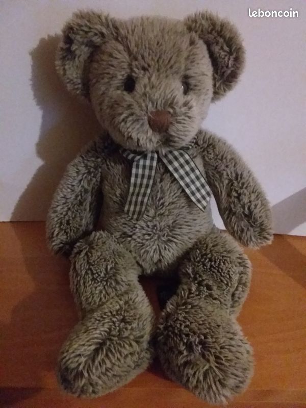 Ours en peluche gris neuf (image 5)