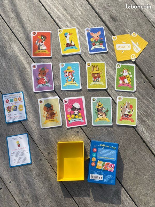 Jeu de cartes - Pige dans le lac - Auzou (image 3)