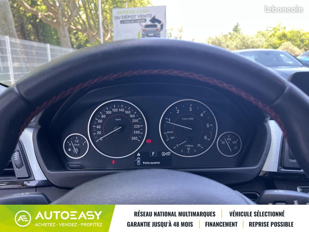 BMW Série 3 F30 318d 143 BVA Sport / GPS / Radars AR / Entretien à Jour (image 10)