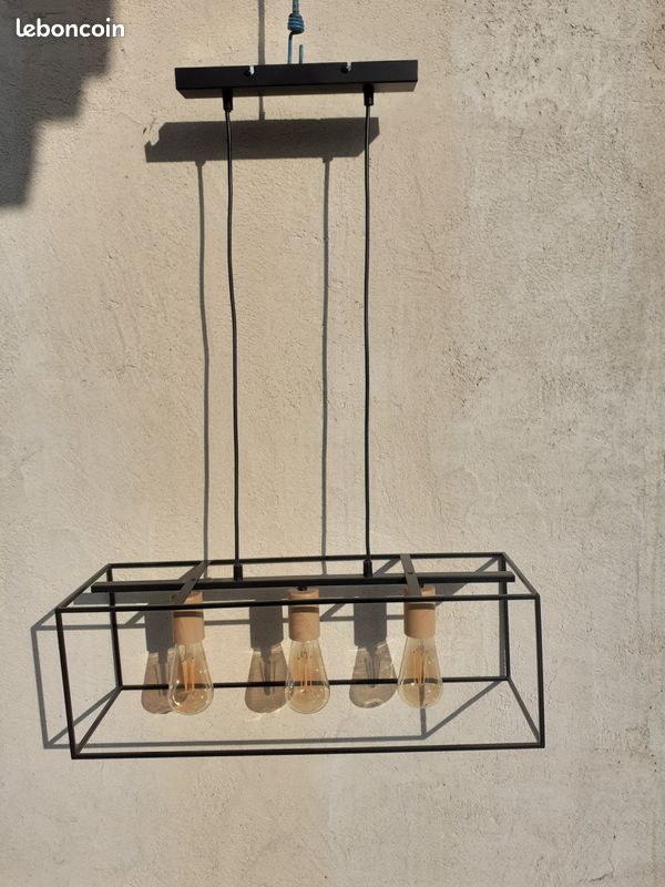 Lustre avec ampoules led (image 1)