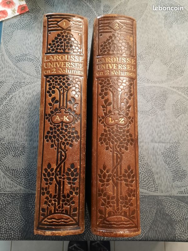 Dictionnaire larousse universel 1922 en deux volumes (image 1)