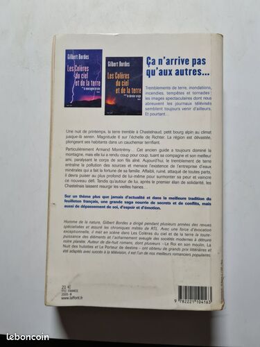 [Livre] La montagne brisée - tome 1 - Les colères du ciel et de la terre (1) - Bon état (image 2)