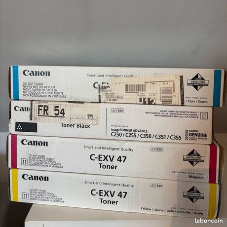 Cartouche Toner Original Canon C-EXV 47 Magenta – Compatible C250 / C255 / C350 – Neuf Sous Blister