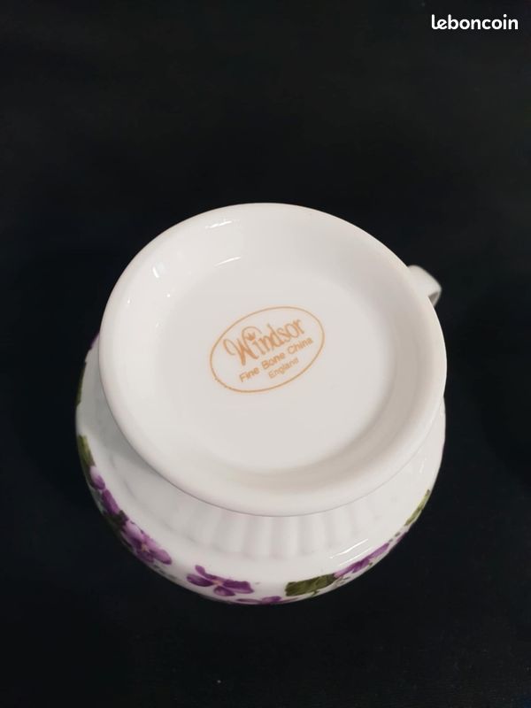 Tasses porcelaine fine Windsor (image 4)