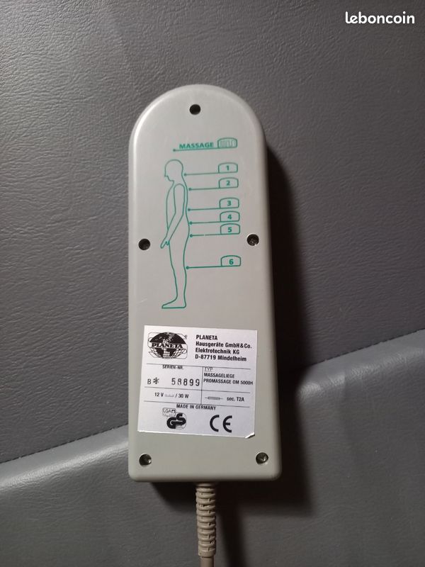 Matelas Pro massage électrique chauffant avec télécommande (image 3)