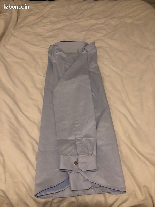 Chemise bleue the kooples en coton (image 4)