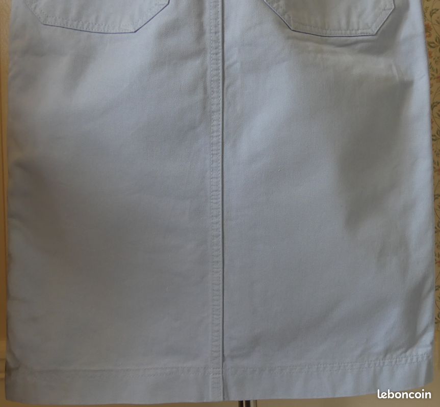 Jupe bleu ciel, excellent état, Mary Kimberley (made in France), droite, sportwear (image 7)